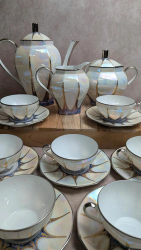 Art deco kaffeeservice - kaffeeservice, limoges