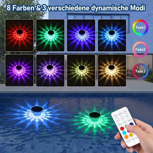 Led solar poolbeleuchtung - led,