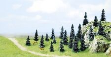 BUSCH 6498 Stecktannen Tannen Bäume 20 Stück, 40 - 90 mm hoch H0/ TT