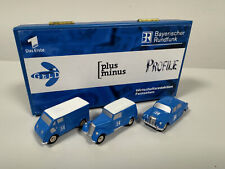 Schuco Piccolo Set Bayerischer Rundfunk 1998 Mercedes Ponton 170V DKW Schnellast