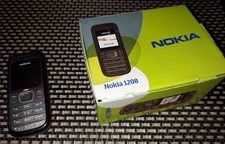 Nokia  1208 - Schwarz (Ohne