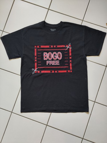 Vintage black printed tshirt - black,