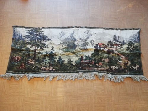 Gobelin wandbehang almhütte - gobelin,
