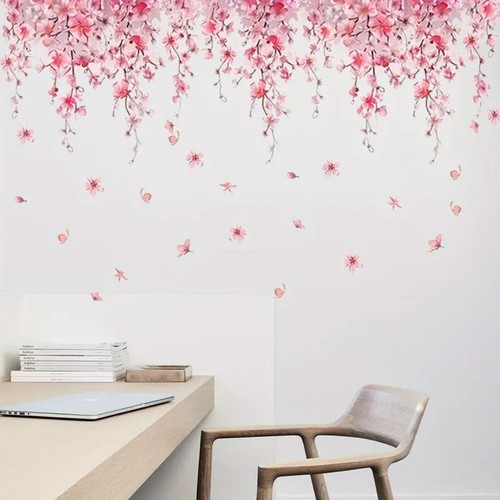 Kirschblüten wandsticker rosa - wandsticker,