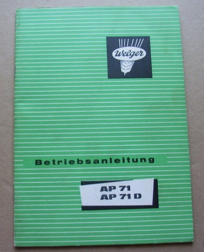 Welger hochdruckpresse 71 - welger,