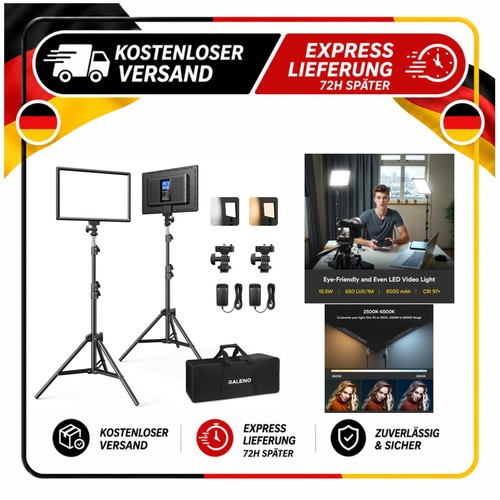Raleno led videoleuchten - raleno,