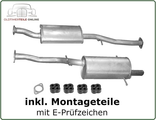 Auspuff set für subaru - set,