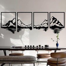 Metall Wandkunst Berg