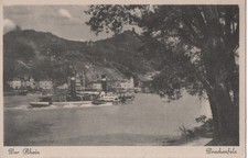 AK Dampfer Rhein, Dampfschlepper am Drachenfels um 1930, ungelaufen