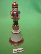 Weihnachts Tischglocke  17 cm Nußknacker  2003 von Hutschenreuther