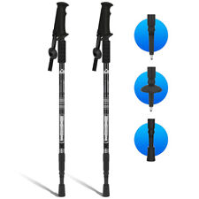Nordic Walking Stöcke 2 Stk. Alu Wanderstöcke Teleskop Antischock Trekking Stock