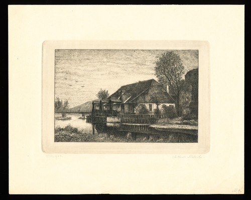 Mühle mit wasserrädern - 3, um