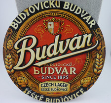 Budweiser Budvar Beer Tin Sign
