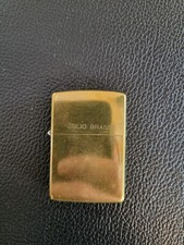 Zippo Solid Brass Feuerzeug