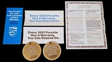 6x PORSCHE 911 924 928 Garantie Korrusion Prospekt Brochure Sticker Aufkleber D