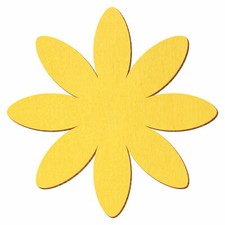 Gelbe Holz Margerite - Deko