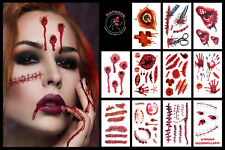 Faketattoo Blut Wunden Narben