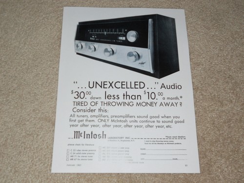 Mcintosh herr rohr tuner - mcintosh, 67