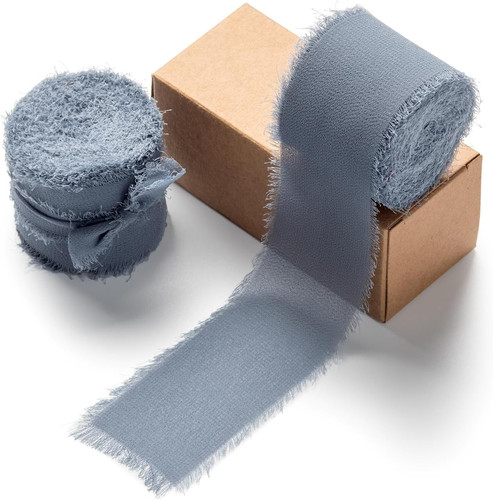 Chiffonband blau schleifenband - blau,