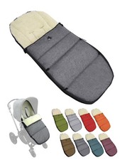 Winterfußsack kompatibel mit Bugaboo Kinderwagen Babyfußsack mit Lammwolle