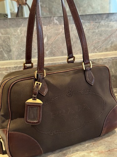 Prada vintage canapa brown - prada,
