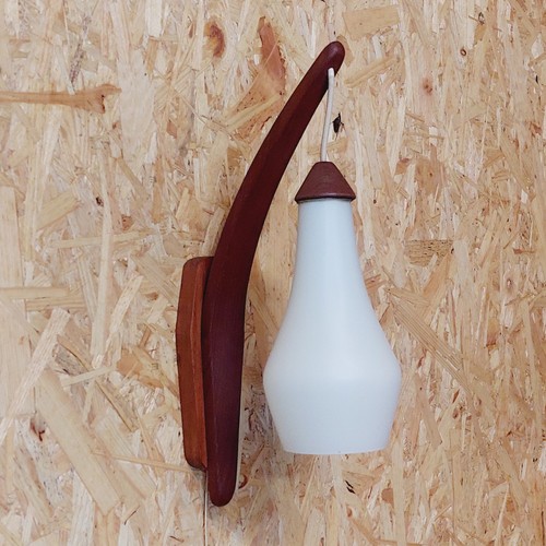 60er 70er jahre lampe teak - 60er,