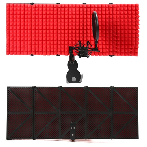 Microphone isolation shield - microphone,