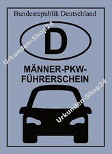 Männer-PKW-Führerschein