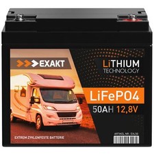 LiFePO4 50Ah 12V Akku Lithium