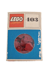 LEGO System Nr. 403 Train Couplers and Wheels Zug Kupplung + Räder 60er Jahre