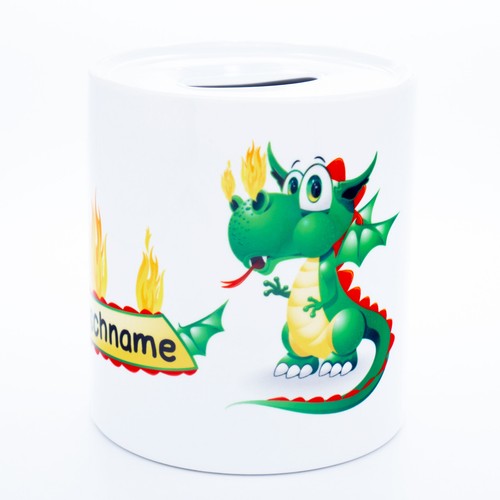 Drachen spardose mit namen - drachen,