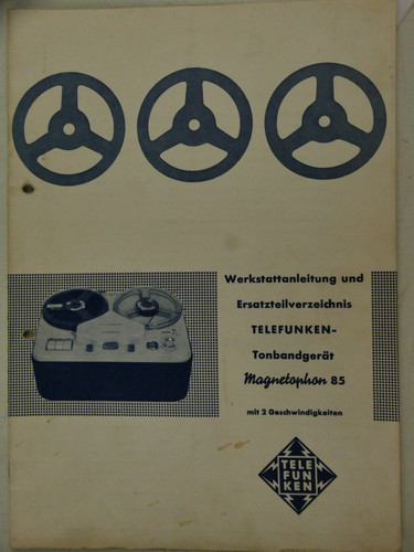 Telefunken tonbandgerät - telefunken,