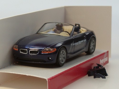 Herpa bmw dunkel blau - z4,, dunkel-blau