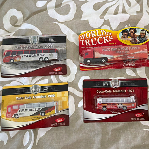 Coca cola modellauto truck set - coca-cola,