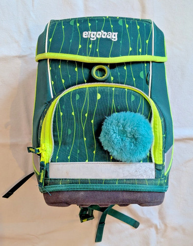 Ergobag schulranzen set grün - set,