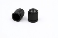 BT°Auto Ventilkappen Kunststoff Ventil Kappen Fahrrad Moped Motorrad Schwarz PVC