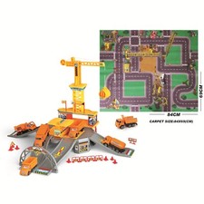 Baustelle mit Spielteppich