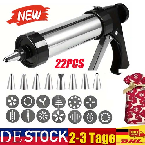 Gebäckspritze profi edelstahl - gebäckspritze,
