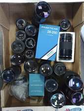 18x Objektive Schneider Xenon Oreston Prakticar Vivitar Exaktar usw