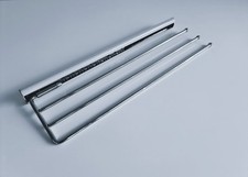 NABER Einbau-Handtuchhalter ⭐ 49 cm chrom ausziehbar Küche 3-armig kugelgelagert