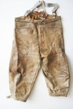 Lederhose Glattleder Kniebund Biker Jagd? 60er Säckler Handarbeit Gr.110/54