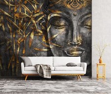 3D Buddha Statue ZHUC146893 Tapete Wandbild Fototapete Abnehmbarer Ann