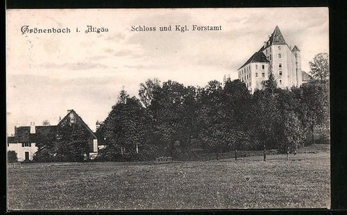 Ansichtskarte grönenbach - ansichtskarte,