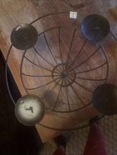 Großer Adventskranz Kerzenhalter aus Metall zum selbst Dekorieren