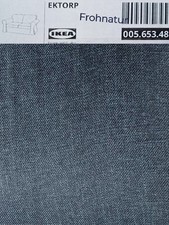 Ikea EKTORP Bezug für 2er Sofa Kilanda dunkelblau 005.653.48 NEU