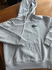 LACOSTE Hoodie Kapuzen Sweatshirt Gr. M Grau neuwertiger Zustand nur einmal getr