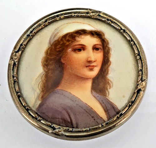 Schöne brosche mit bild - schöne,