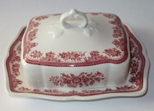 Villeroy & Boch Fasan rot Butterdose - neuwertig