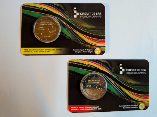 Coincard mit 2 euro - 2,