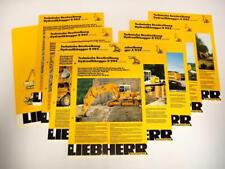 8 Prospekte Liebherr A R 902 -994 Hydraulikbagger 1991/93